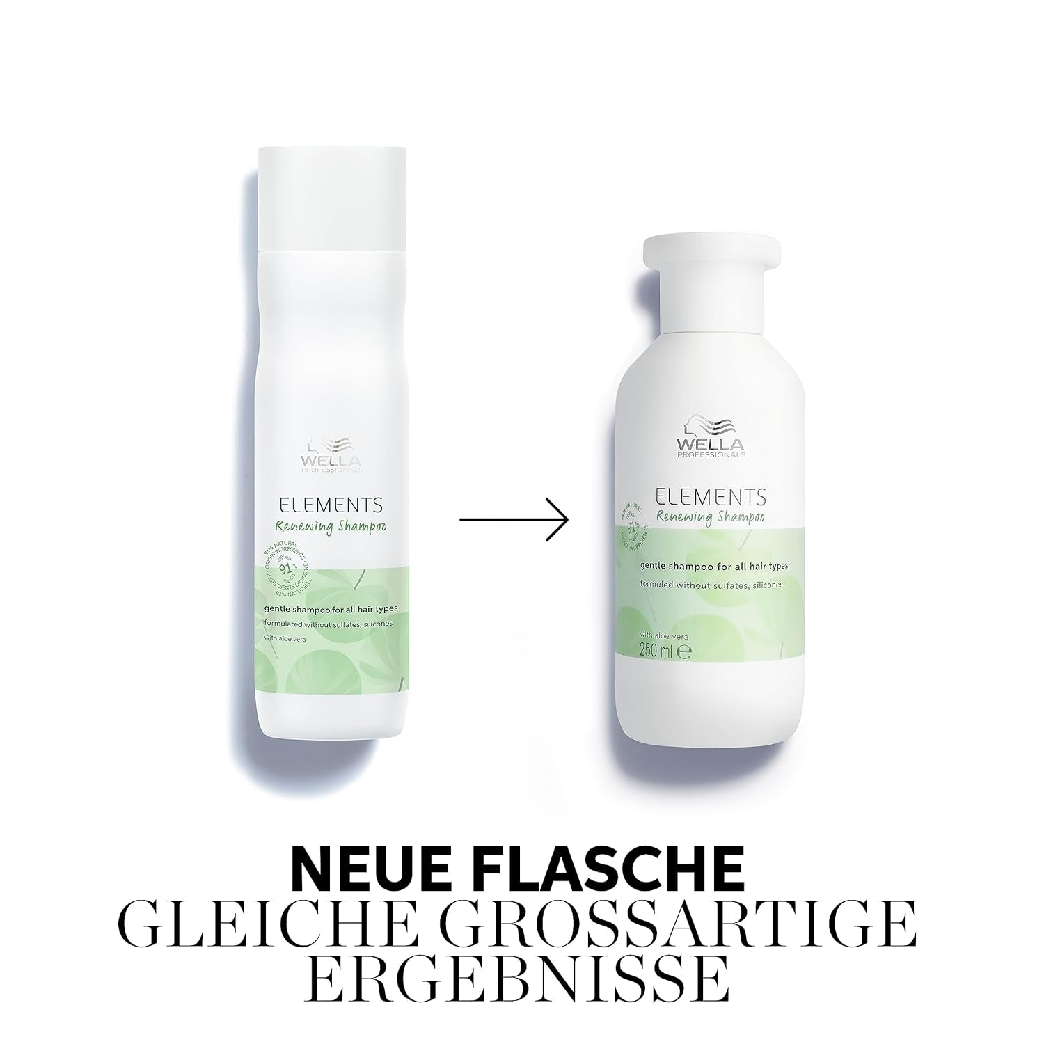 Wella Professionals Elements Erneuerndes, regenerierendes Shampoo für alle Haartypen. Wella Dusche und Bad