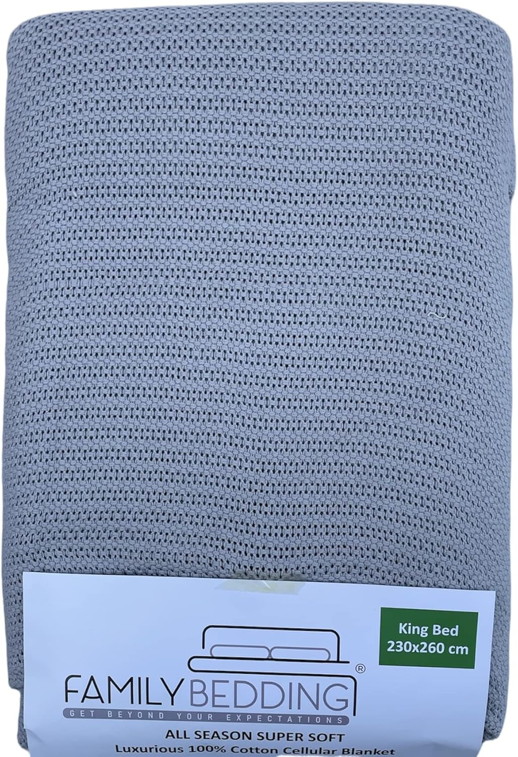 Familienbettwäsche, rosa Doppelbett-Zellstoffdecke, Baumwolle, wendbar, große Tagesdecke, leicht, thermisch weich, traditionelle Zellstoffdecke, 230 x 230 cm, Steppdecken und Steppdecken, Naty Shop, graues King-Size-Bett (230 x 260 cm)