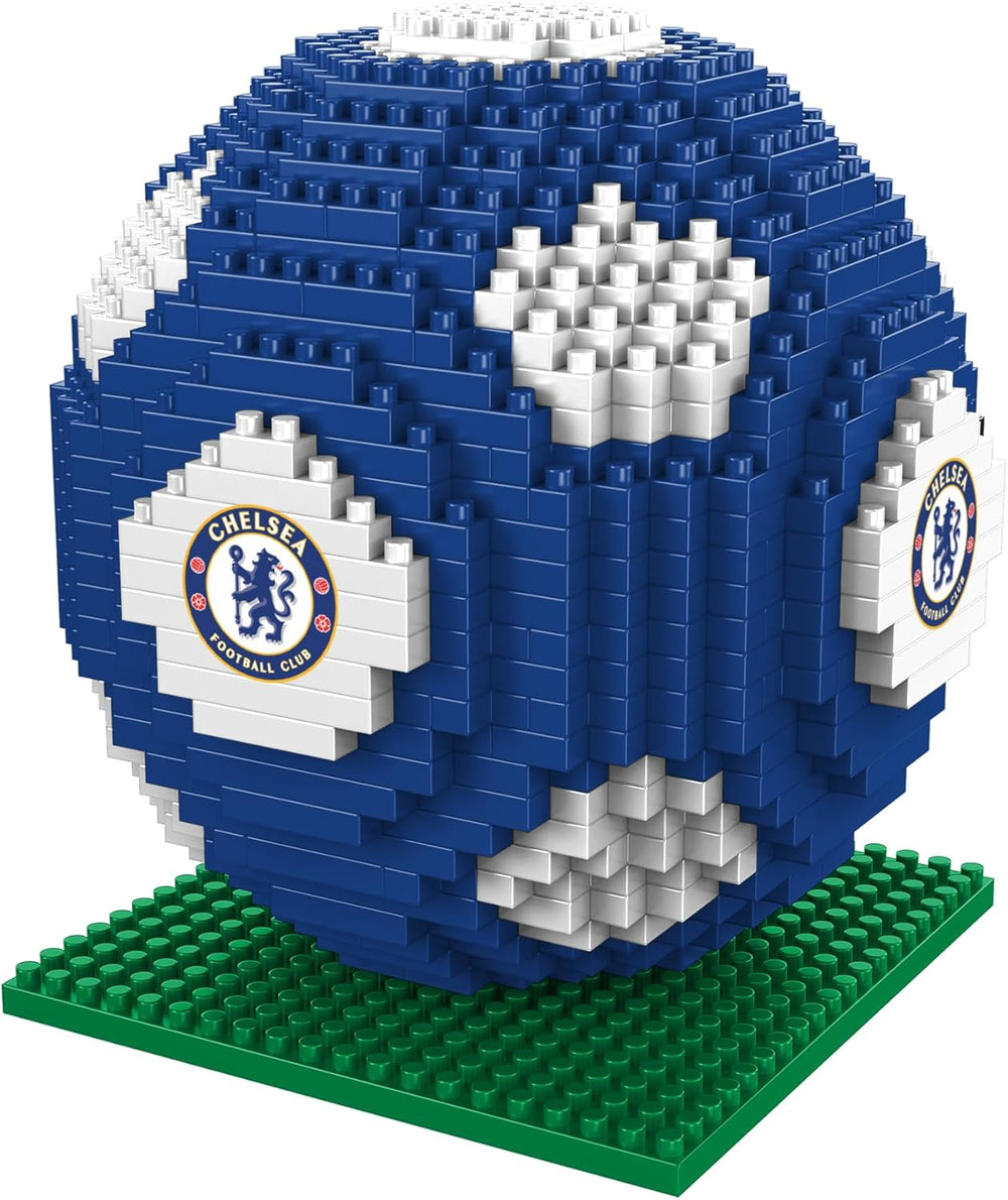 FOCO Offizielles Lizenzprodukt Manchester City FC BRXLZ 3D-Fußball-Konstruktionsspielzeug Modell In alternativer Teamfarbe