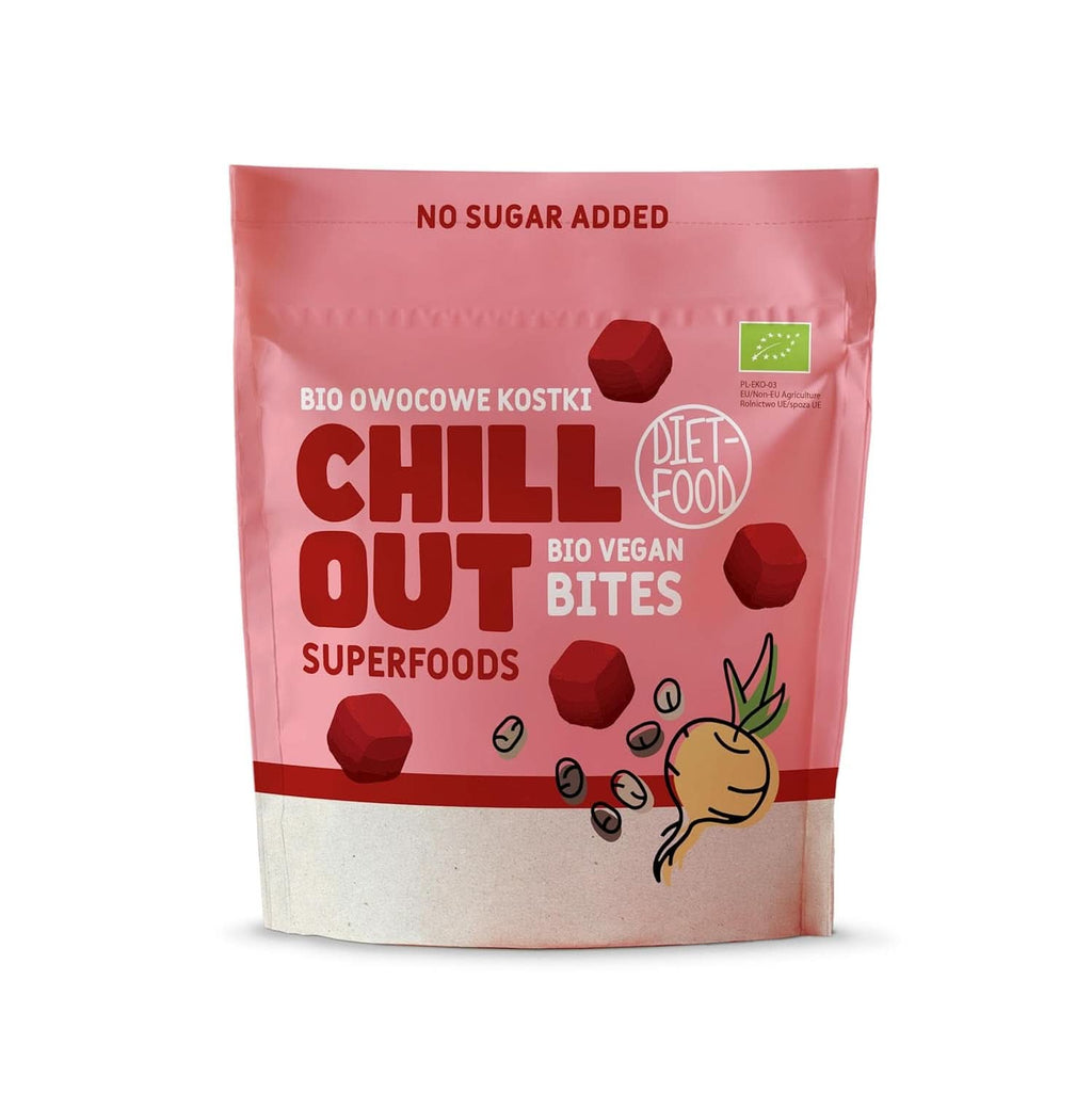 Cuburi de fructe organice, 100% fructe, 120 grame Produse deshidratate Naty Shop Chill Out