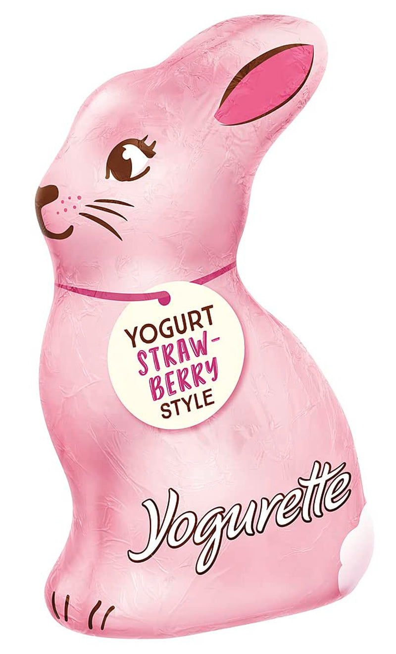 Ferrero Osterhase | 75 G| Weiße Joghurtschokolade mit fruchtigen Erdbeercrisps | Ostern | Osterhas | Geschenk Aus Schokolade in Hasenform Naty Shop Standardtitel