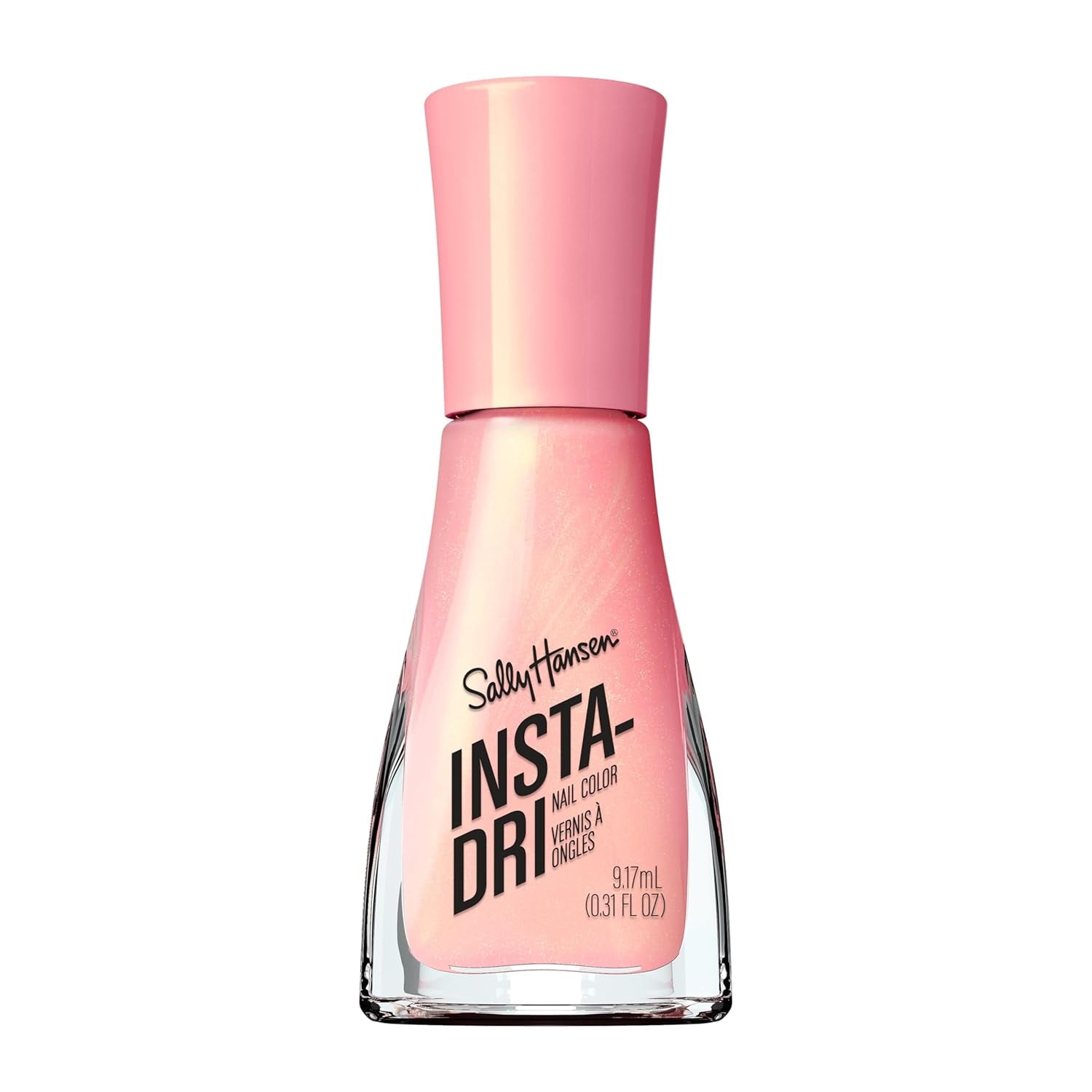 Insta Dri Pink Plush Nagellack, schnell trocknend, vegane Formel, lang anhaltende Farbe, 9,17 ml