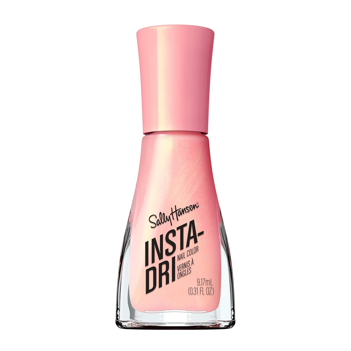 Insta Dri Pink Plush Nagellack, schnell trocknend, vegane Formel, lang anhaltende Farbe, 9,17 ml