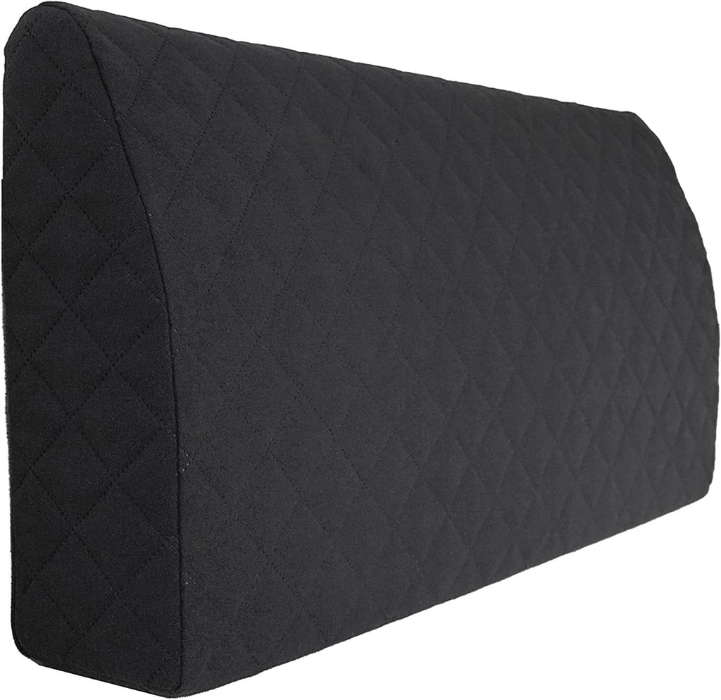 Sabeatex® spătar pentru pat, pernă de canapea, pernă de spătar pentru mobilier de lounge sau palet în 5 culori la modă. Lungime 90 cm, înălțime 45 cm Culoare: (gri) Perne lombare Naty Shop Negru