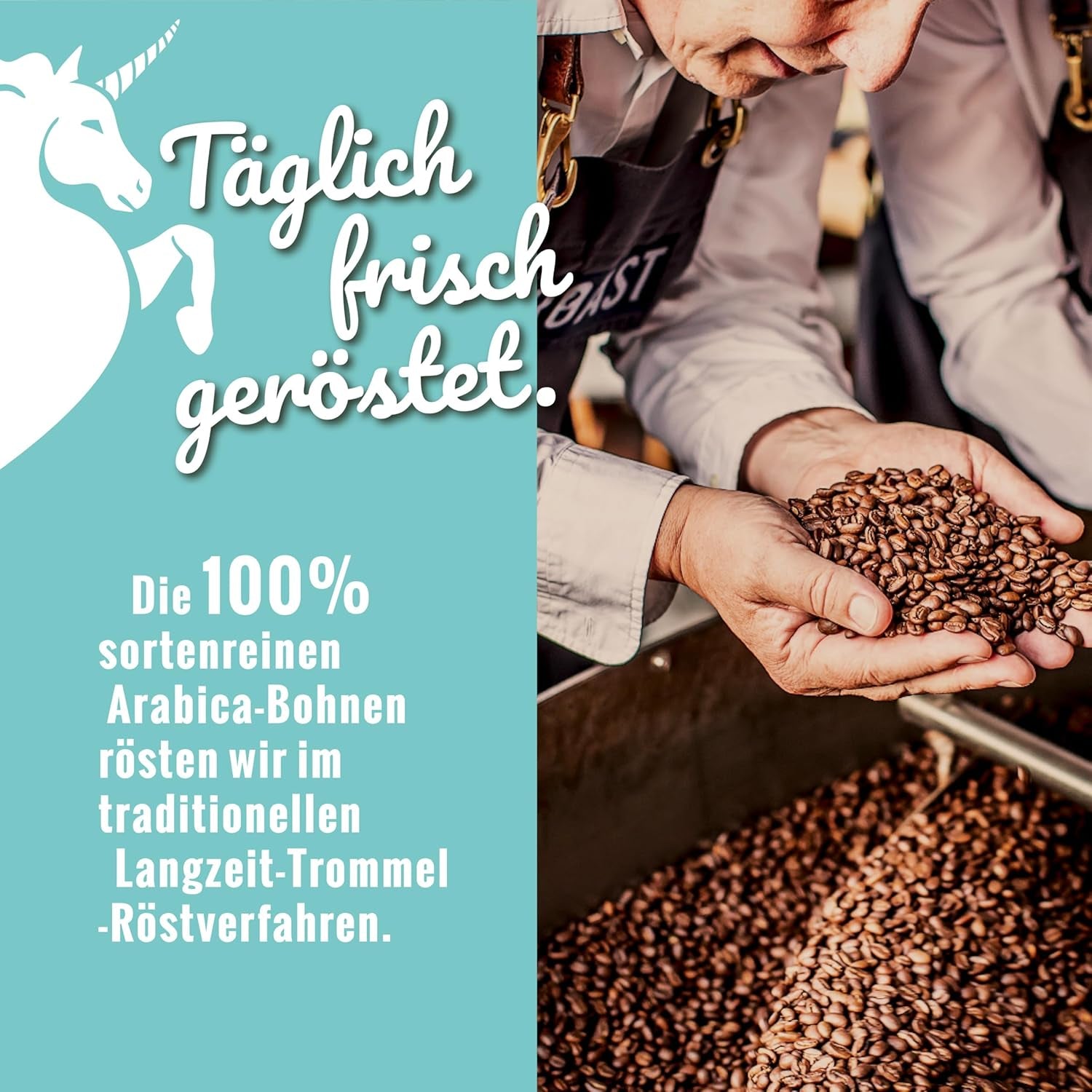 Blank Roast - EINZIG - 1kg - Kaffeebohnen koffeinfrei - 100% Arabica aus Peru - schonend & umweltfreundlich entkoffeiniert - säurearm mit voller Crema - ideal für jede Zubereitungsart