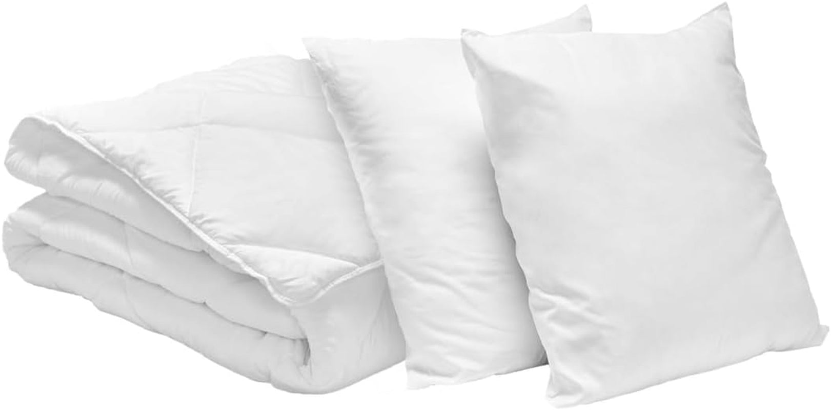 Bleu Calin Pack Bettdecke 1 Person 140 x 200 cm + 1 Kissen 60 x 60 cm, 95° waschbar Bettdecken und Steppdecken Naty Shop 220 x 240 cm 2 Kissen