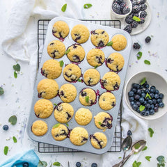 0070035 RÜCKENFORM FÜR 24 MINI-MUFFINS 38,5 X 26 X 2 H CM Backformen und -bleche Naty Shop