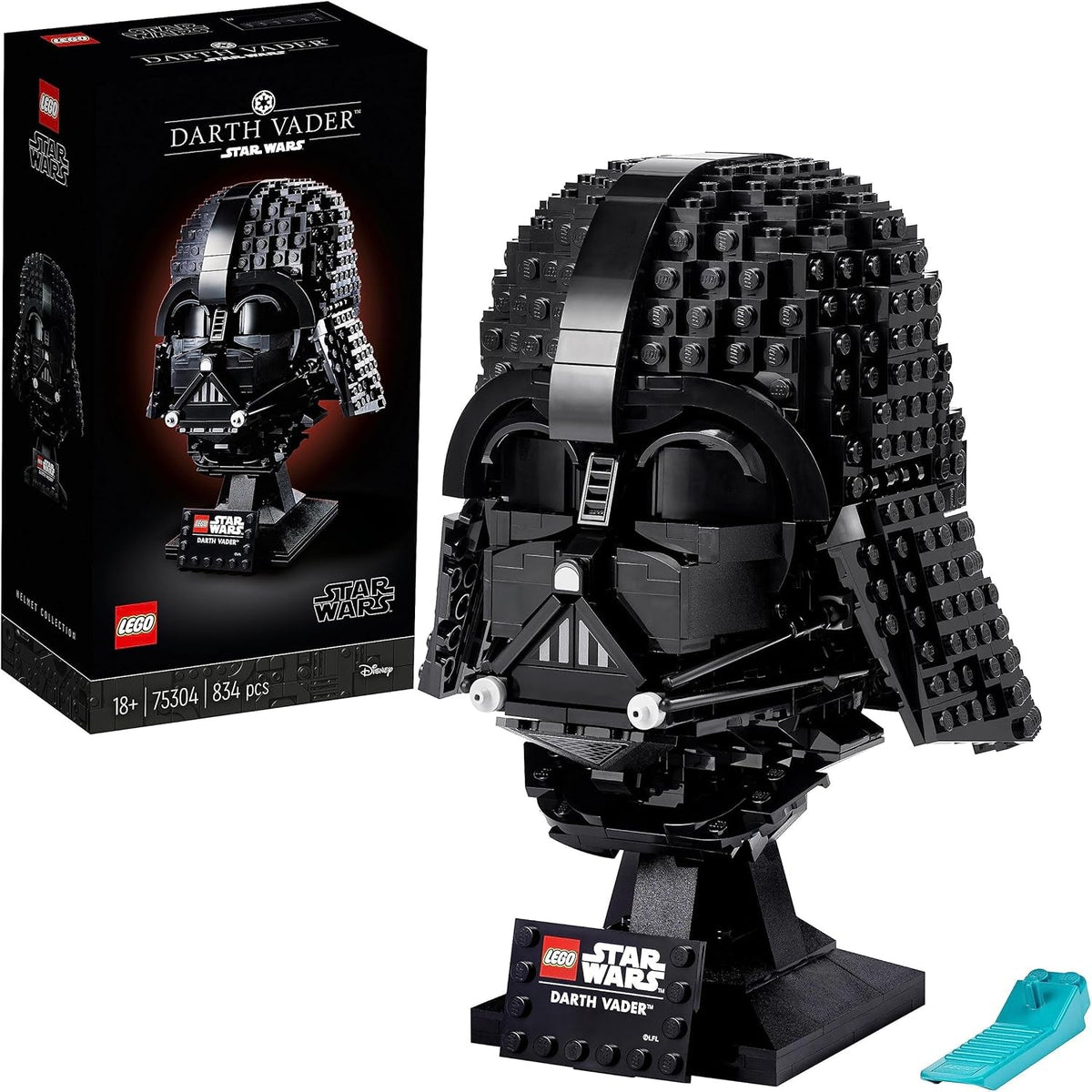 LEGO Star Wars Darth Vader Helm-Bauset für Erwachsene, Geschenkidee für Männer, Frauen, Sie oder Ihn, Sammelmodell zum Bauen und Ausstellen 75304 Bausets Besuchen Sie den LEGO-Store Singur