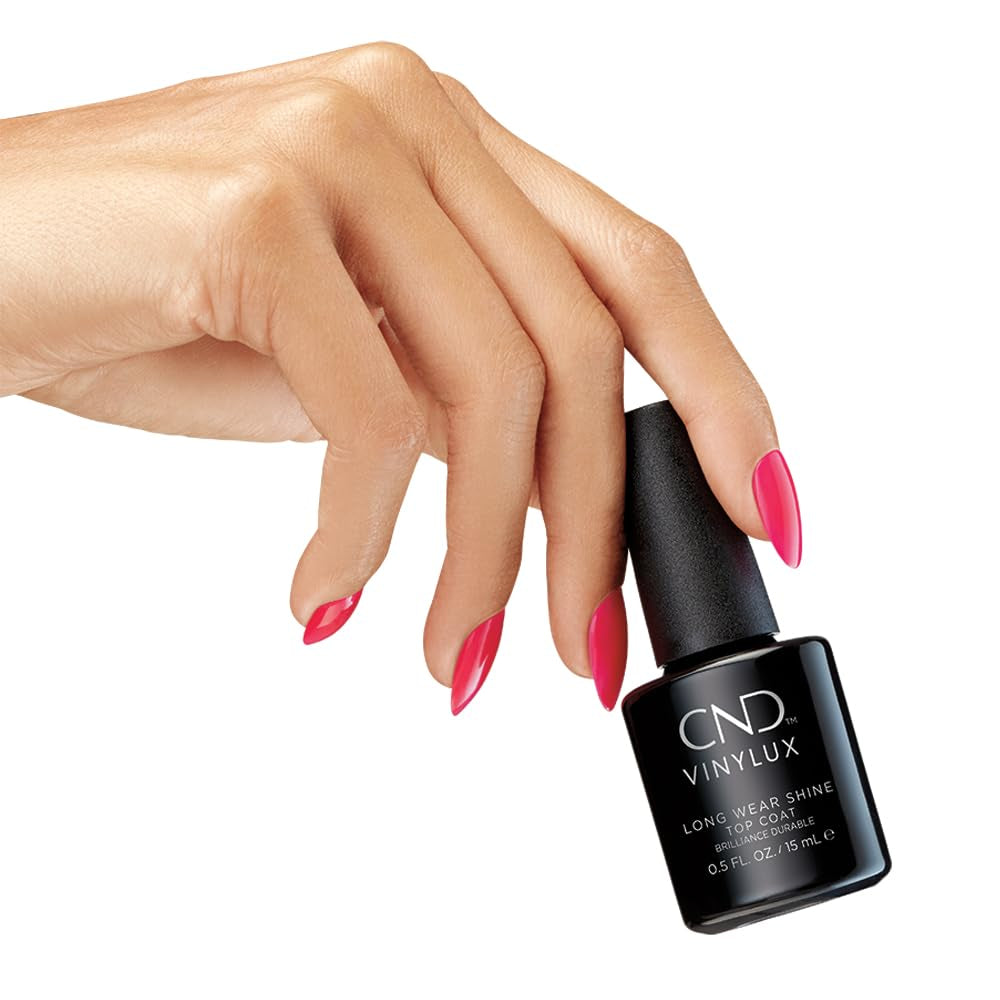 CND Vinylux – Nagellack-Überlack, einfache Anwendung, hält über 1 Woche, schnell trocknende Formel, leicht zu entfernen, schützt Nagellack, extra Glanz, 15 ml