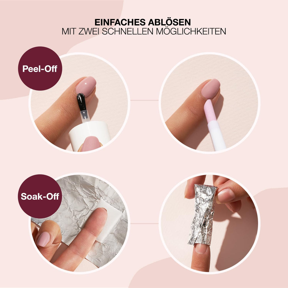 UV-Nagellack alessandro Striplac The Elephant Way – Zart und langanhaltend – Einfache Entfernung dank der Entfernungstechnologie – Vegan und tierversuchsfrei – 8 ml