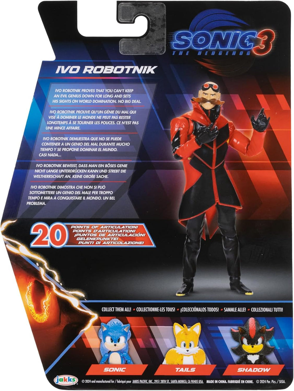 Sonic 3 Movie 12,7 cm Actionfiguren Neuer Charakter Actionfiguren Naty Shop