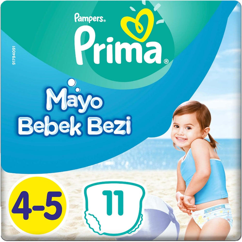 Pampers Splashers Baby Shark Limited Edition Einweg-Schwimmwindeln 4–5, 11, 9 kg–15 kg, für sicheren Schutz im Wasser