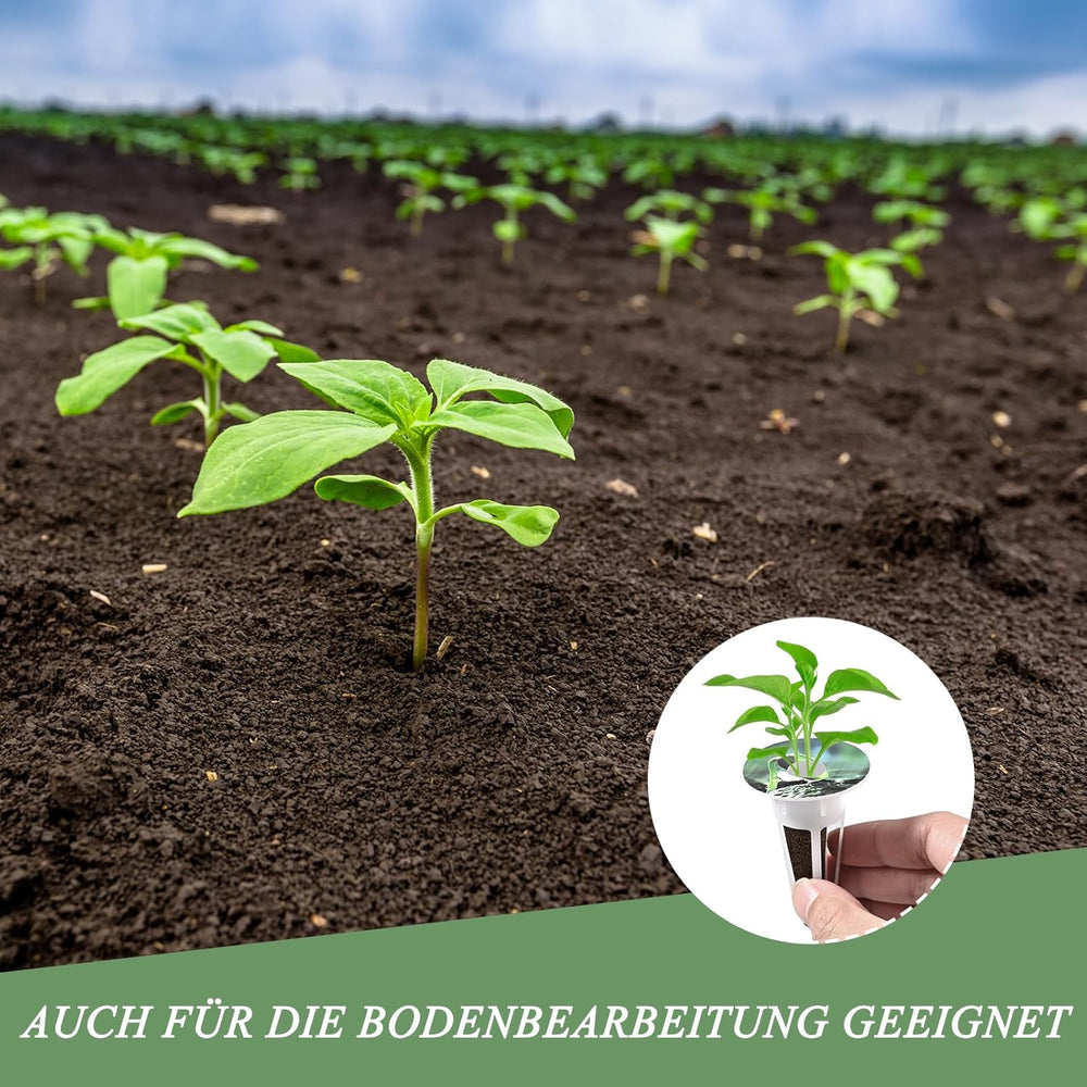 125 Wachstumsschwämme, 50 Ersatz-Wachstumsschwämme, Hydrokultur-Startersystem-Zubehör mit 50 Etiketten, 12 Isolierkappen, 12 Pflanzkörbe, 1 Pinzette