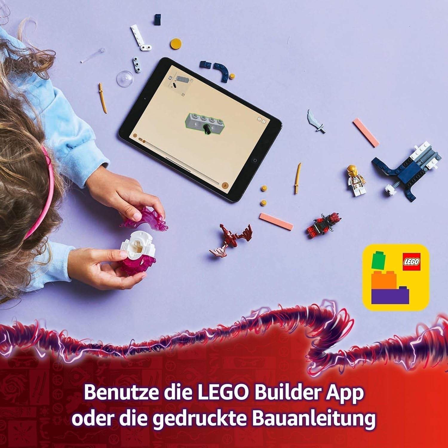 LEGO NINJAGO Soras Drache Spinjitzu-Spinner – Action-Ninja-Spielzeug mit 2 Minifiguren – Kleines Spielset für Kinder – Geschenkidee für Jungen und Mädchen ab 6 Jahren 71824 Bausets Besuchen Sie den LEGO-Store