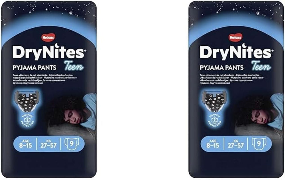 Huggies Drynites băieți 8-15 ani, 9 bucăți (pachet de 2) Naty Shop 18 bucăți (pachet de 2 x 9 buc)