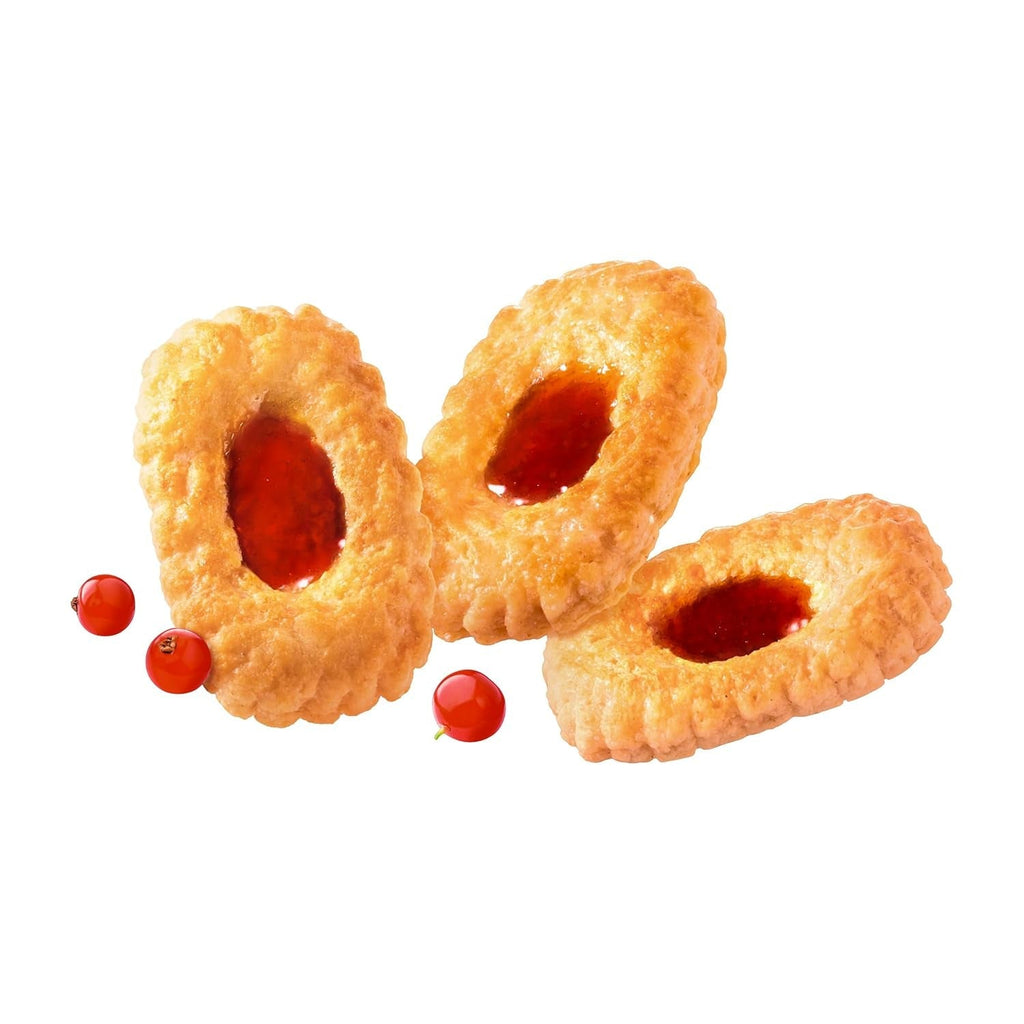 Bahlsen Deloba - 1 Pachet - Foietaj cu Umplutură de Coacăze Negre și Cireșe (1 x 100g)