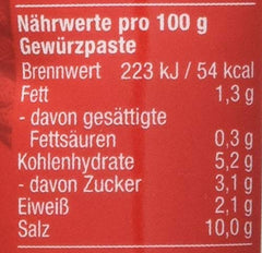 Fuchs Gewürze – Chili Gewürzpaste, vollmundig pikantes Aroma, Paste zum Würzen von scharfen Soßen, Fleisch-Gerichten oder Suppen aller Länder-Küchen, 65 g