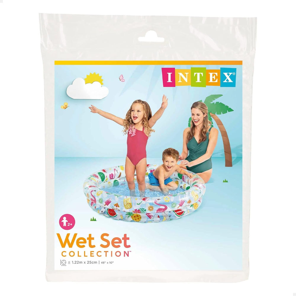 Intex 59421NP - Piscină gonflabilă Just So Fruity, vinil, multicoloră, 122x25 cm
