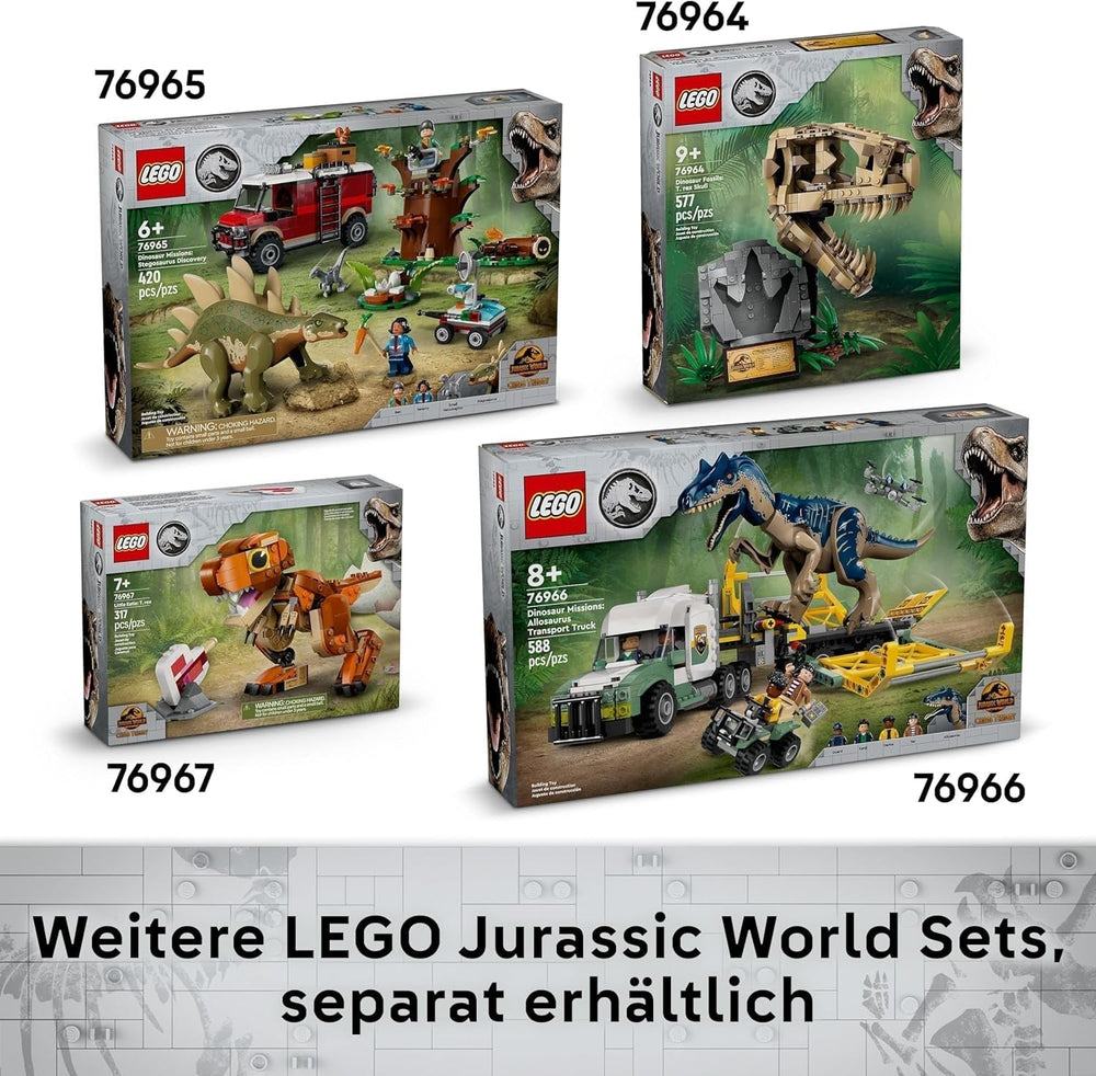 LEGO Jurassic World Dinosaurierfossilien: Triceratops-Schädelmodell, Dinosaurierspielzeug für Jungen und Mädchen ab 9 Jahren, Geschenk für Kinder und Fans Jurassic World 76969 Bausets Besuchen Sie den LEGO-Store