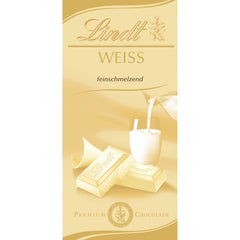 Lindt Feine geschmolzene weiße Schokolade, 100 Gramm Pralinen Naty Shop Standardtitel