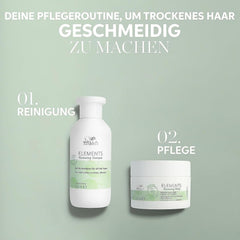 Wella Professionals Elements - îngrijire naturală pentru păr uscat, deteriorat și scalp sensibil - balsam, mască și spray fără clătire cu antioxidanți și esență de măsline Masca de par Naty Shop