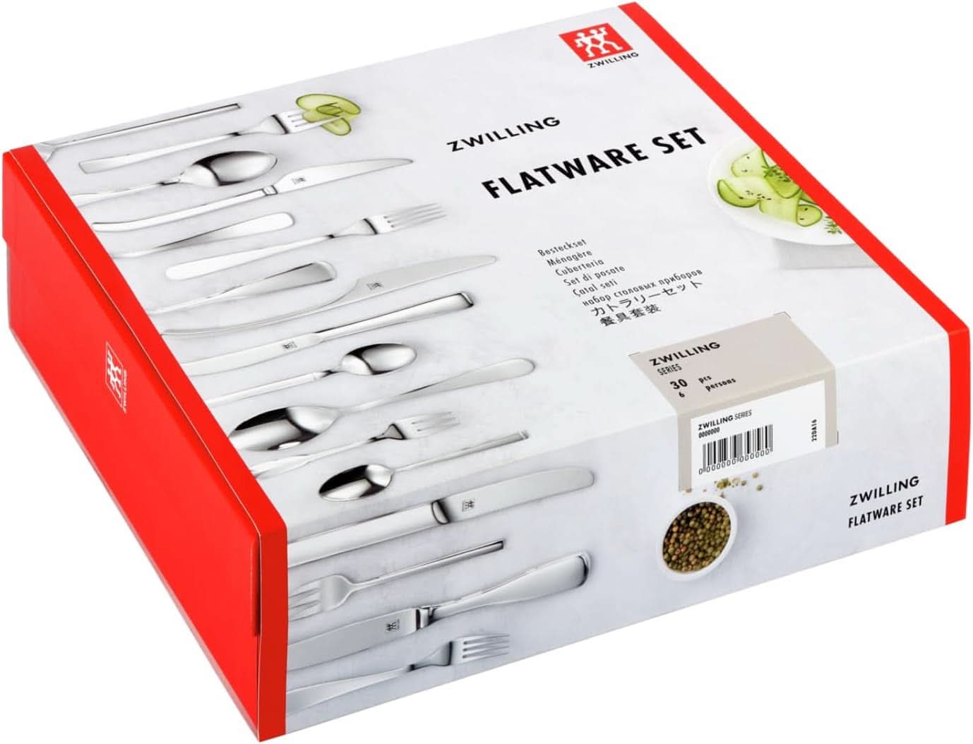 ZWILLING Newcastle Besteckset, 30-teilig, für 6 Personen Kitchen Naty Shop