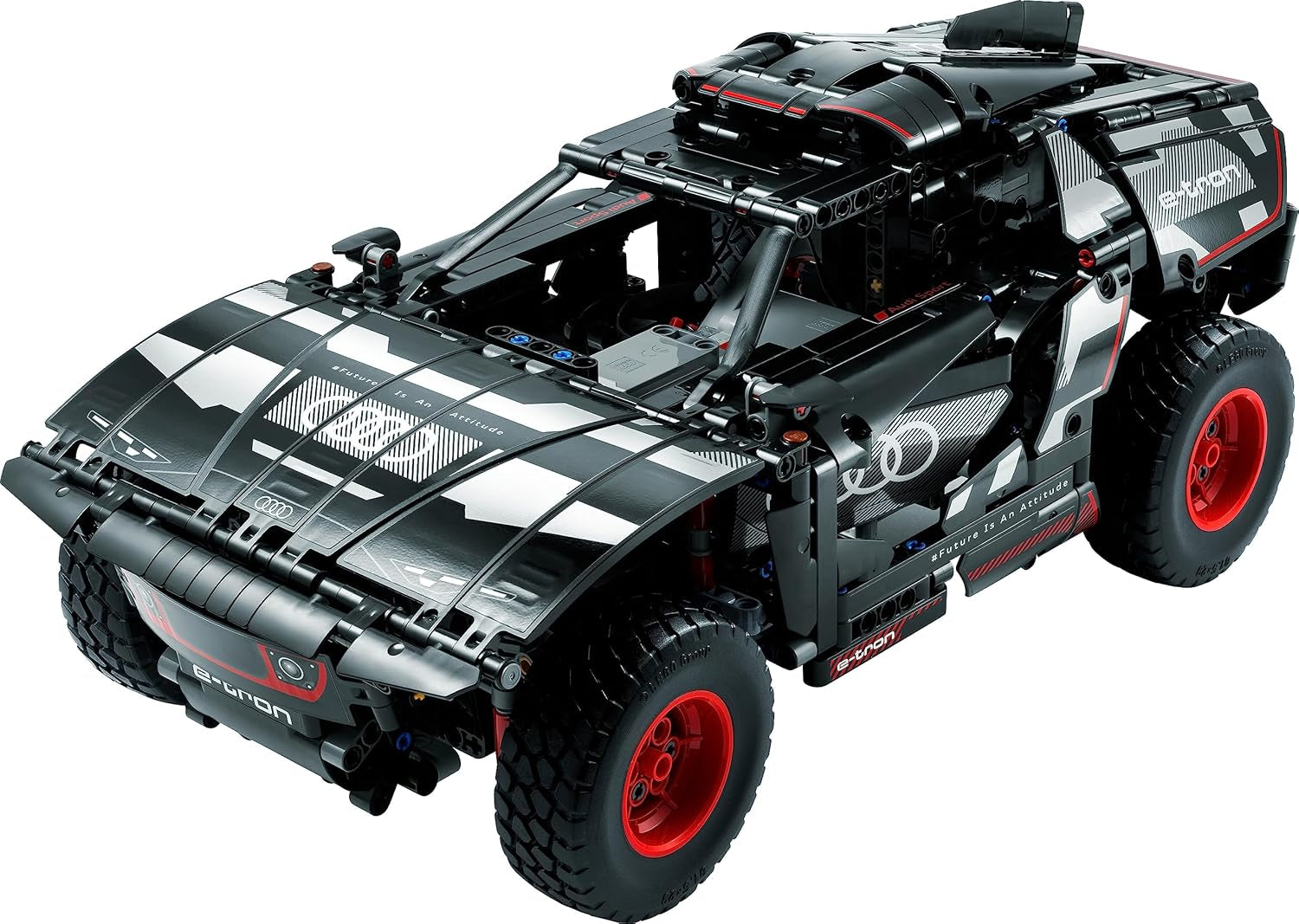 LEGO 42160 Technic Audi RS Q e-tron, ferngesteuertes Rallye-Auto-Spielzeug, Dakar-Rallye-Geländewagen, App-steuerter RC mit Control+, Geschenk für Jungen, Mädchen und Fans ab 10 Jahren zum Bauen