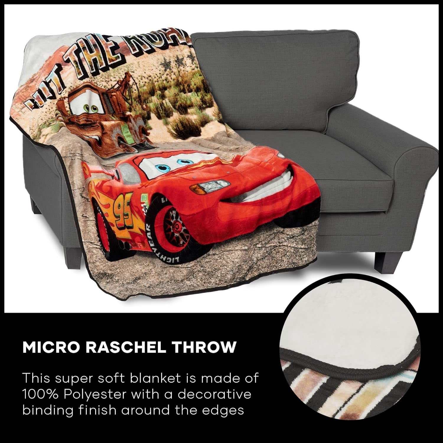 Lag3 Throw Blanket Cars Micro Raschel Throw Blanket, Polyester, On The Street, 46" X 60" Northwest Betten und Decken