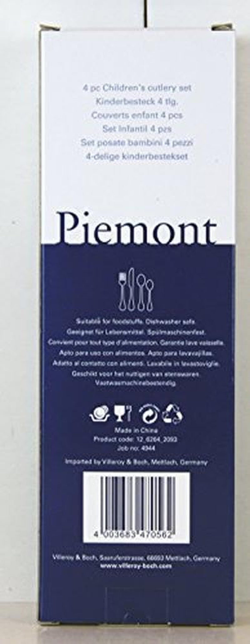 Villeroy und Boch Kinderbesteck Teddy 4-teilig, Edelstahl 18/10 Kitchen Naty Shop