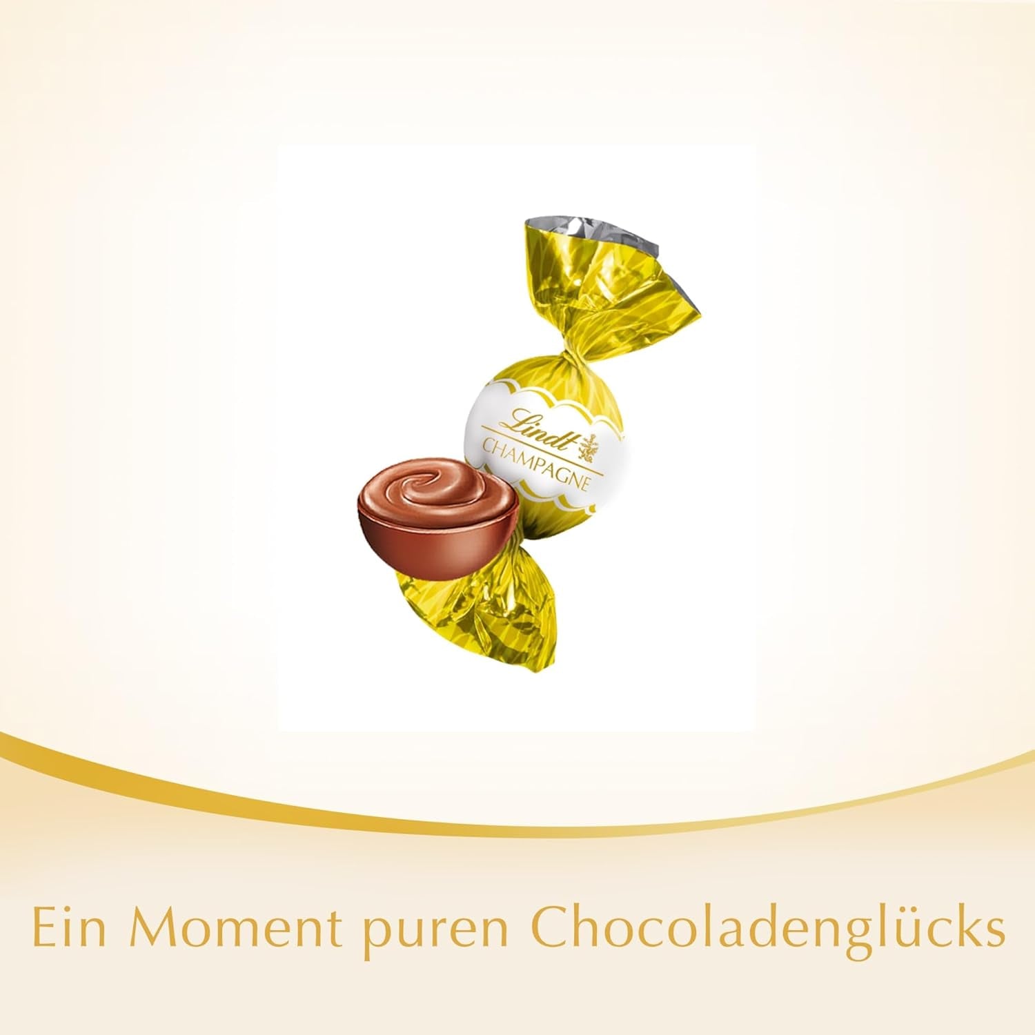 Lindt Marc de Champagne Schokoladenkugeln | 700 g ca. 56 Milchschokolade-Bonbons mit raffinierter Füllung, enthält Alkohol | Großpackung | Geschenk aus Schokolade | Schokoladengeschenk