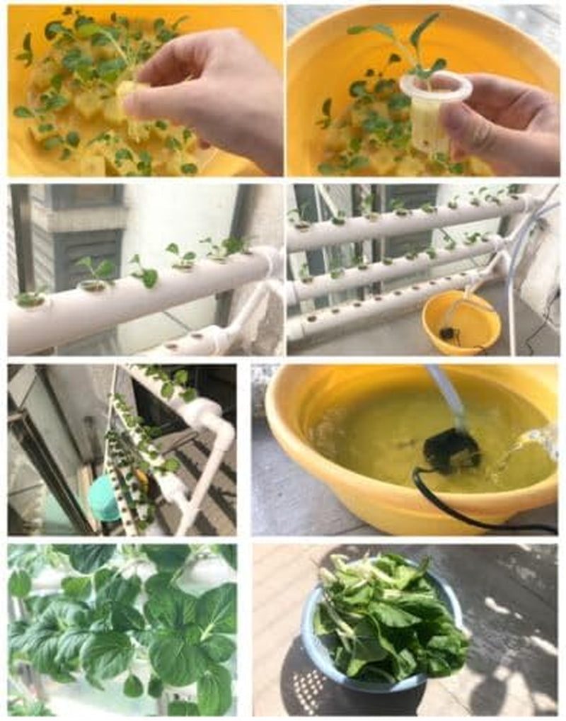 Pflanzen Pflanze Hydroponic System Grow Kit 90 Plant Sites Drei Layer Satz GemüSe Tool Garten Systeme Plant Gemüse Hydrokultur Hydroponische Garden Hydroponik Anbausystem PflanzpläTzen 3Schicht
