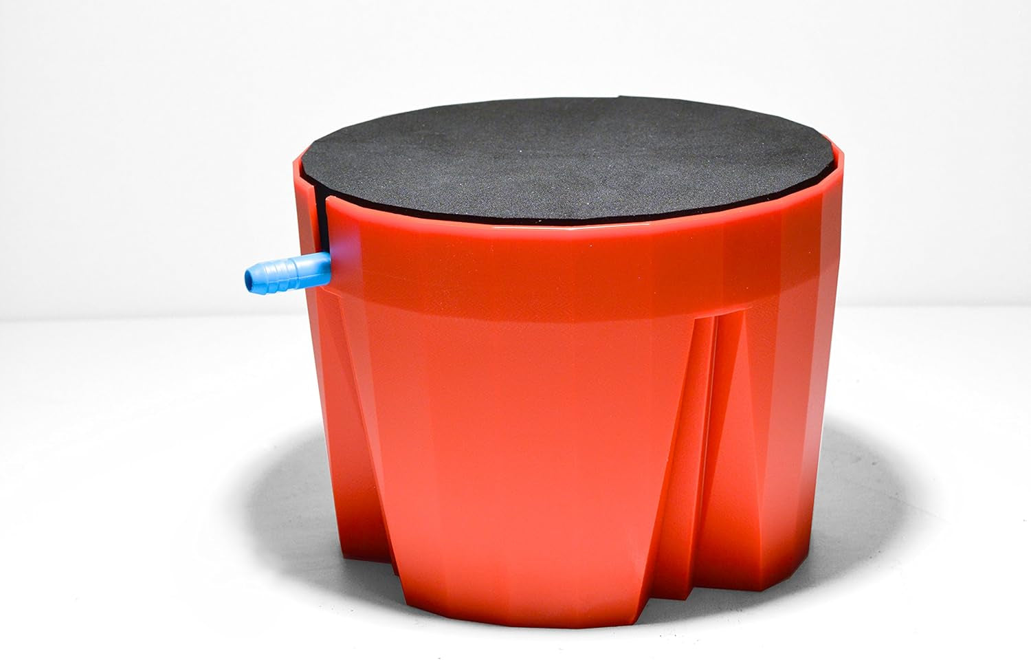 Hydro Farmer 19-teiliges Topfset Ø 18 cm (Rot), Wachstumssystem inklusive 4 Töpfen, 4 Bewässerungsringen, 4 Deckeln, Adapterset und 2 m Schlauch, Hydrokultur, Aeroponik