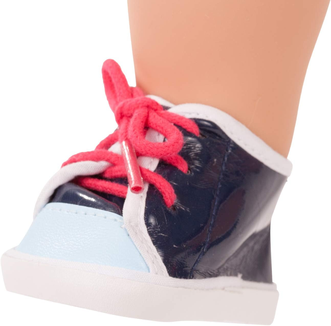 Götz 2027100 Păpușa Maxy Muffin Fashionisto – Păpușă bebeluș de 42 cm cu ochi căprui adormiți, păr șaten și corp moale – Păpușă cu corp moale într-un set de 8 piese