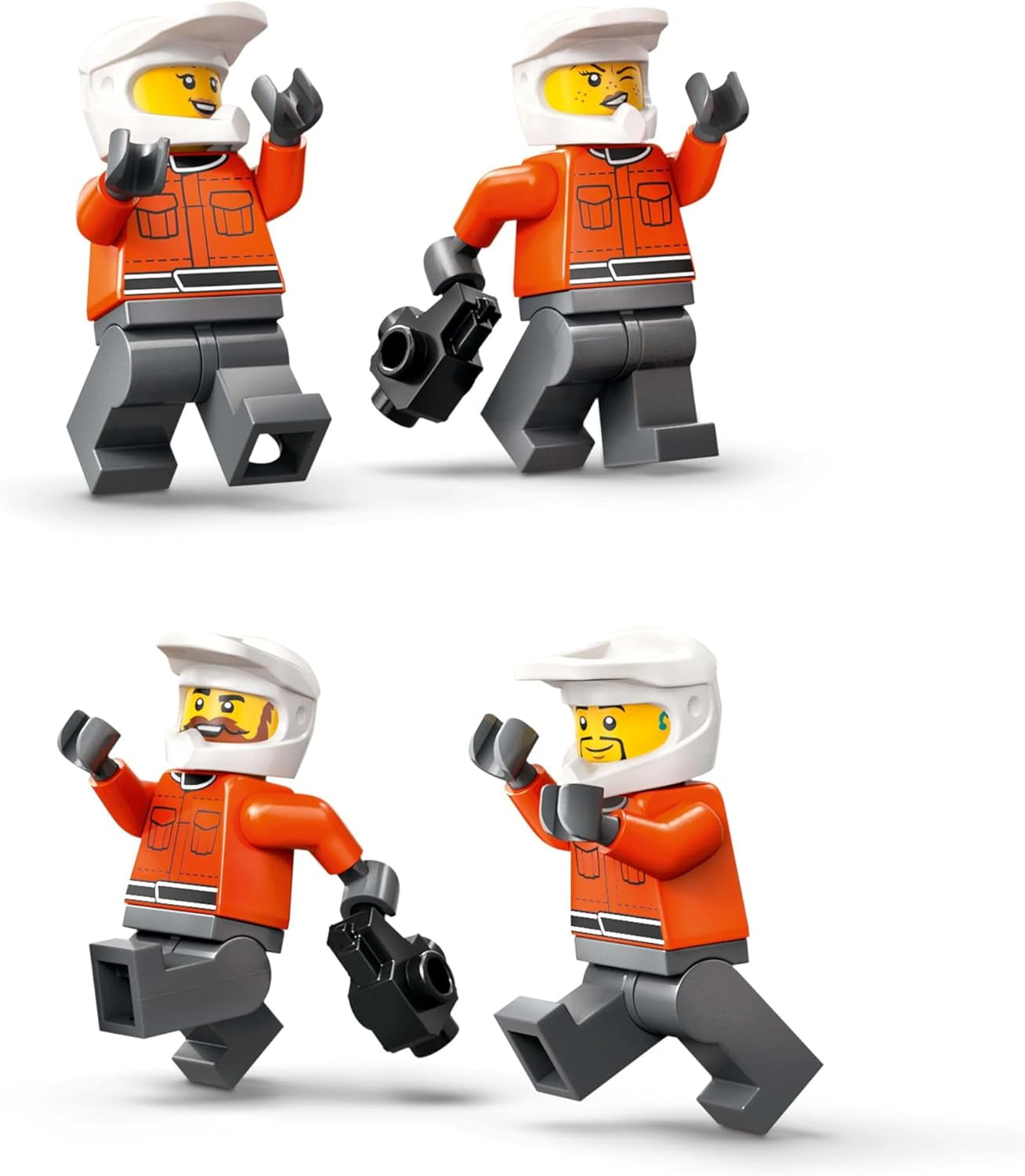 LEGO City F1 Boxenstopp mit Team und Ferrari Speedster – Formel-1-Boxenstopp-Set mit 1 Rennfahrer und 4 mechanischen Minifiguren – Rennauto-Spielzeug für Jungen und Mädchen ab 6 Jahren – 60443 Bausets. Besuchen Sie den LEGO-Store