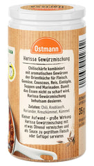 Ostmann Gewürze - Harissa Gewürzmischung | Scharfes orientalisches Gewürz für Geflügel, Fleisch, Gemüse oder Couscous | 35 g in der Streudose