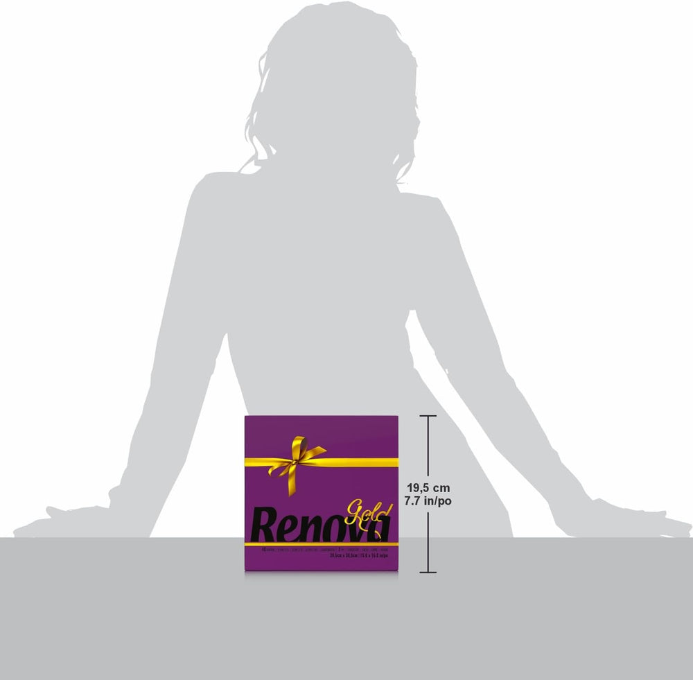 Șervețele de hârtie Renova gold bordeaux - 40 de șervețele