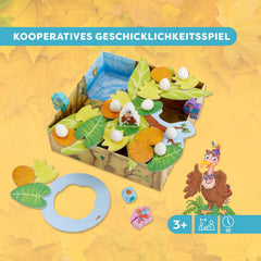 HABA Wehe mir, Lady Eagle! – Spannendes Nestbau-Geschicklichkeitsspiel aus Holz für Kinder ab 3 Jahren – 2011720001