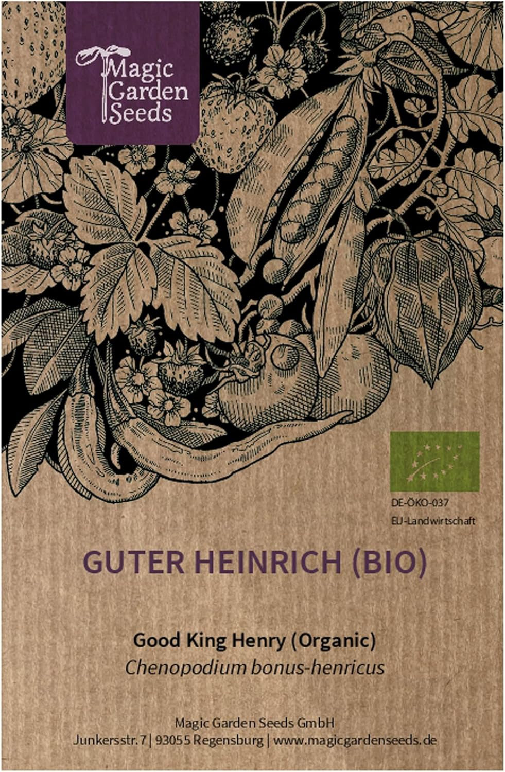 Guter Heinrich (Chenopodium Bonus-Henricus) 90 Bio-Samen Wilder Spinat