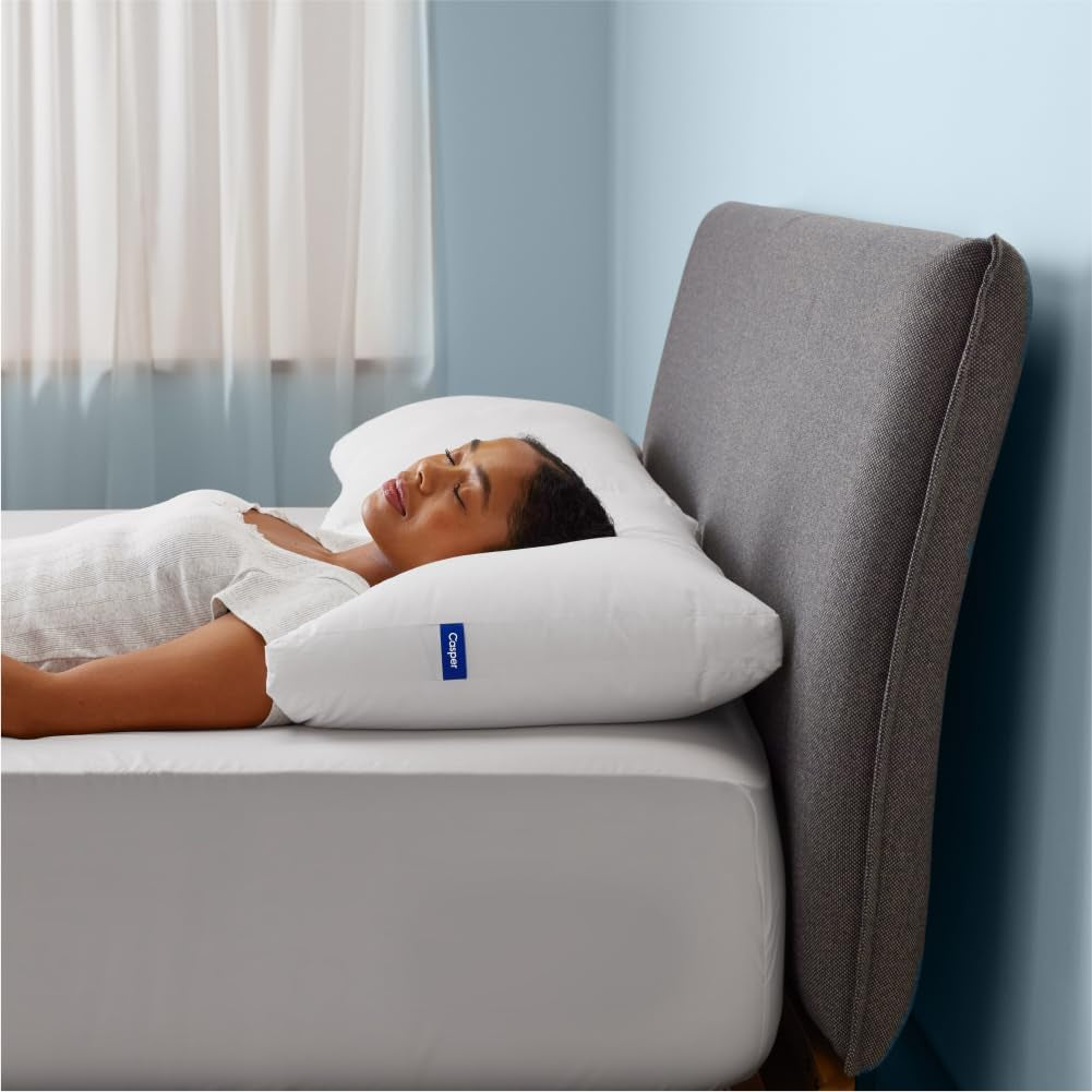 Pernă Casper Sleep Essential pentru dormit, King, alb Perne standard Naty Shop
