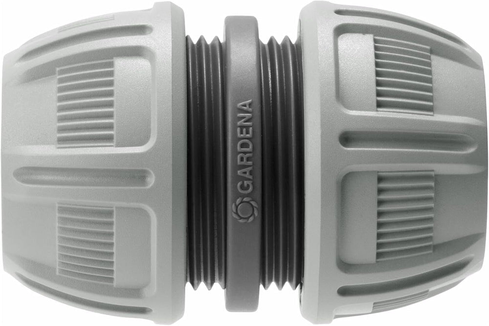 Reparator Gardena 13 mm (1/2 inch) și 15 mm (5/8 inch): Reparare rapidă și ușoară a furtunului fără unelte, Power Grip, forță mare de fixare, ambalat (18232-20)