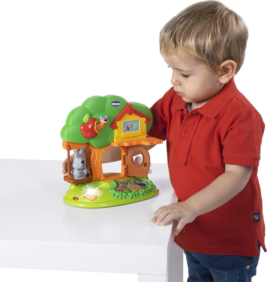 Chicco - Casa iepurașului, Jucărie electronică, Playset, Vârsta 1-4 ani Jucarii Bebe Naty Shop
