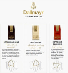 Dallmayr Café Crème Venezia - Kaffeebohnen entwickelt für die Gastronomie in premium Industriequalität *Für echte Genießer* (Geröstete Kaffeebohnen, 1 kg, Café Creme - VENEZIA)
