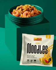 LEE KUM KEE Eiernudeln – Asiatische Eiernudeln, die Klassiker für Wok-Gerichte und Suppen, halbtrockene Nudeln, fertig in 3 Minuten, zwei Portionen pro Packung, 6 x 180 g Multipack