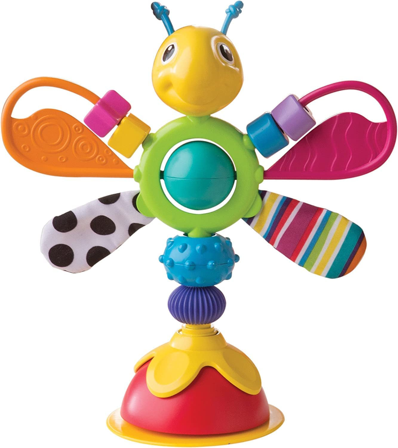 LAMAZE Octivity Time Baby Jucărie senzorială, bebeluș moale pentru joacă și descoperire, Octopus Toddler potrivit de la 6 luni, băieți și fete de peste 1 an Jucarii Bebe Naty Shop Freddie jucărie pentru scaun înalt