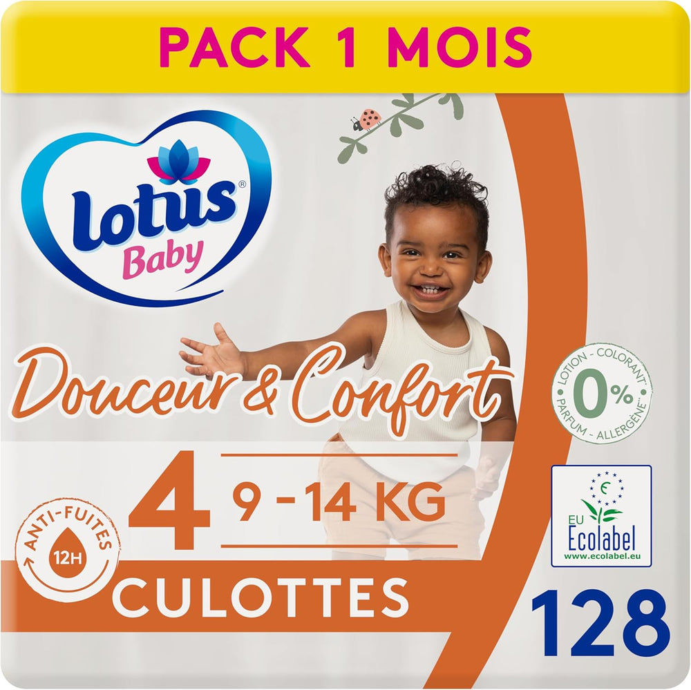 Douceur Naturelle – Höschen, Größe 6 (16–26 kg), 1-Monatspackung – 112 Höschen