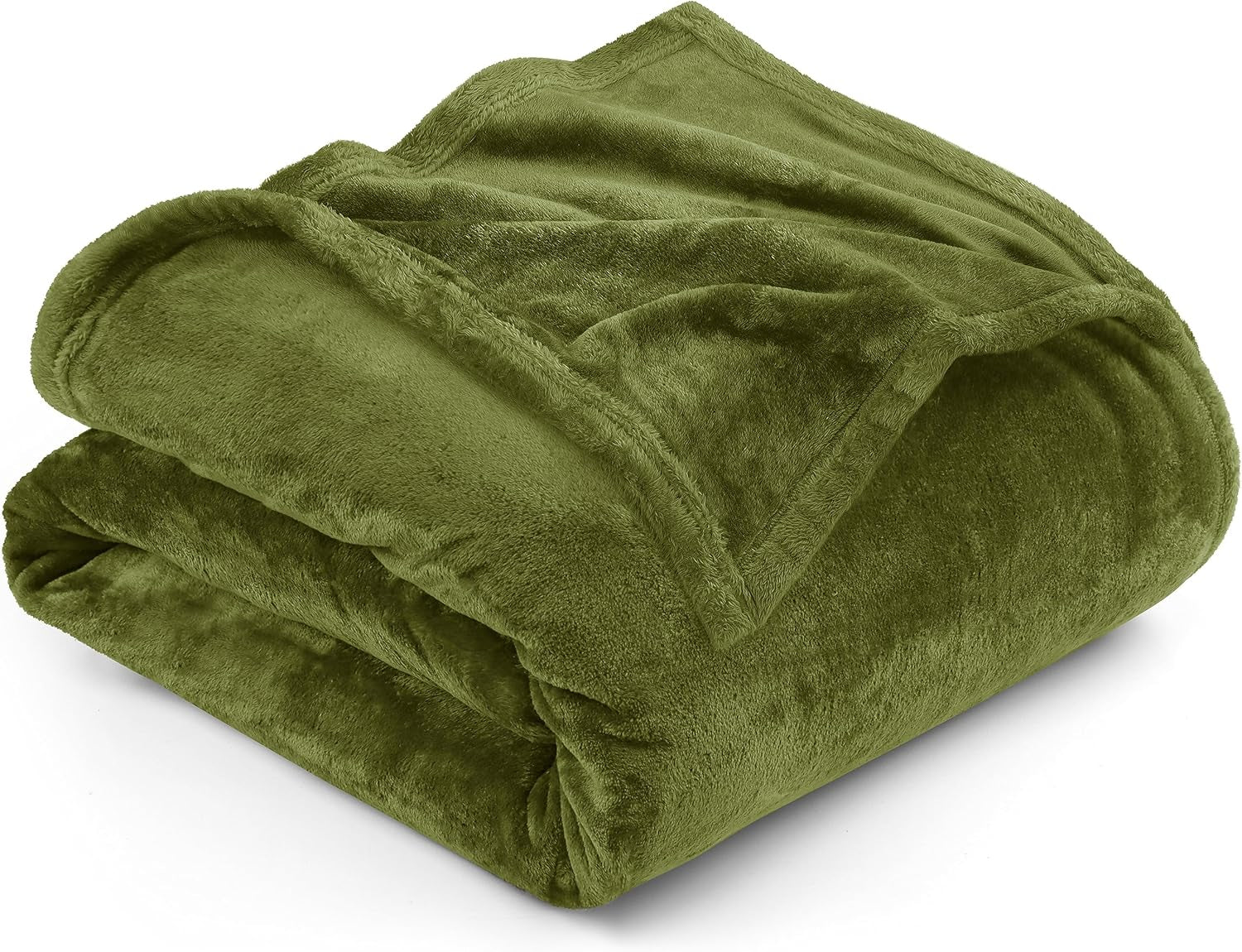 Utopia Bedding Kuschelige Fleecedecke [228 x 228 cm, Grau] Weiche, leichte, warme und flauschige Decke, bequeme und atmungsaktive Decke für Bett, Sofa, Couch, Betten und Decken. Besuche den Utopia Bedding-Store Olive 228 x 167 cm