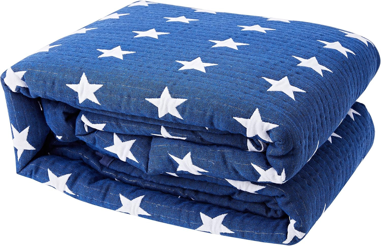 VIALMAN Bettbezug Sofia 10 Kingsize-Bett | Sterndecke | Steppdeckengröße 250 x 270 cm | Bettdecke & Sofaüberwurf Marineblau Betten und Decken Besuche den VIALMAN-Store Marineblau 250 x 270 cm