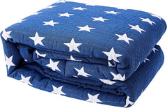 VIALMAN Bettbezug Sofia 10 Kingsize-Bett | Sterndecke | Steppdeckengröße 250 x 270 cm | Bettdecke & Sofaüberwurf Marineblau Betten und Decken Besuche den VIALMAN-Store Marineblau 250 x 270 cm