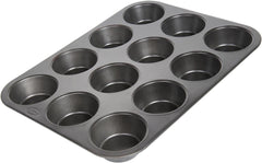Wenco Muffinform 12Er Antihaft Backblech, Spülmaschinengeeignet, Karbonstahl – Muffinblech Für 12 Muffin – Hitzebeständig Bis 220°C, Schwarz Formen und Backbleche Naty Shop Version 2021