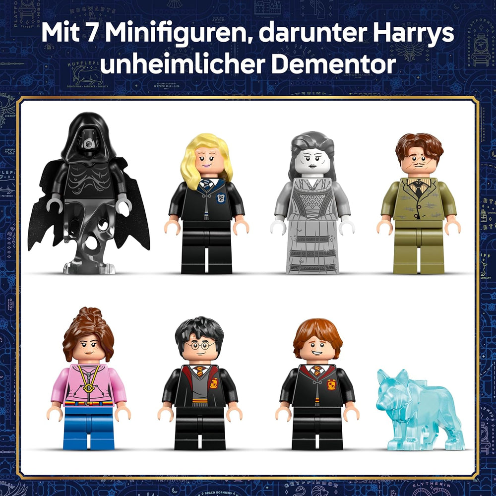 LEGO Harry Potter Schloss Hogwarts: Krankenflügel – DIY Set mit 7 Minifiguren – Modellbau mit Hermine und Ron Figuren – Kreatives Geschenk für Mädchen, Jungen und Fans ab 9 Jahren – 76463